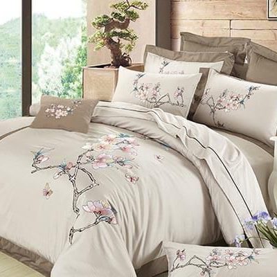 Bộ vỏ chăn ra gối cotton nhung cao cấp mã MN 191